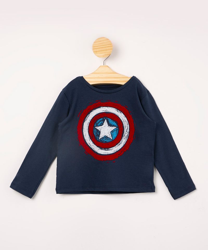 camiseta-infantil-de-algodao-manga-longa-capitao-america-azul-marinho-1010357-Azul_Marinho_1