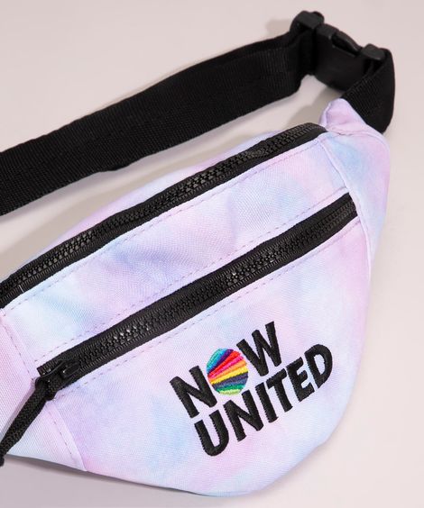 pochete juvenil tie dye now united multicor