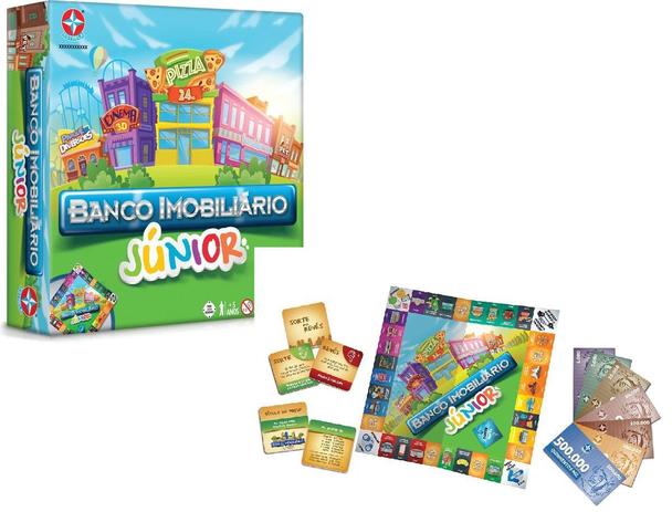 Jogo Banco Imobiliário Júnior - Majoca Colorê Brinquedos Educativos