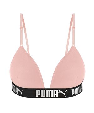 Top Puma Soutien Triangulo Com Bojo Feminino - Nude