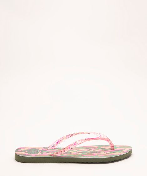 chinelo havaianas slim confete verde