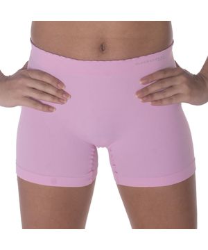 Calcinha Boxer Selene Sem Costura Infantil - Rosa