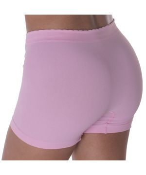 Calcinha Boxer Selene Sem Costura Infantil - Rosa