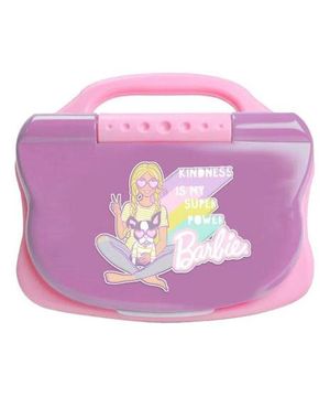 Laptop Charm Tech Infantil Bilíngue Barbie Rosa Candide