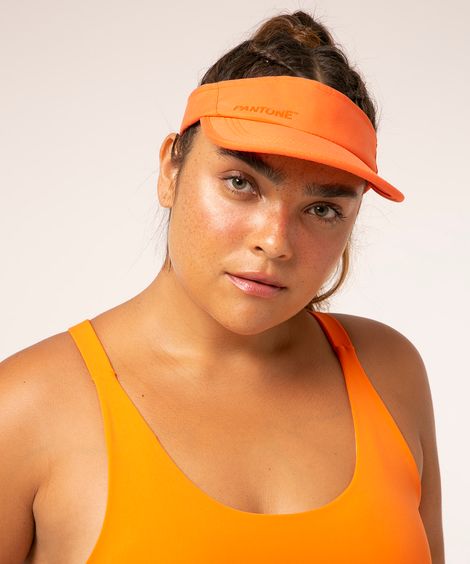 viseira pantone + laranja