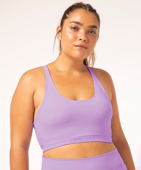 top de poliamida power bojo removível pantone + lilás