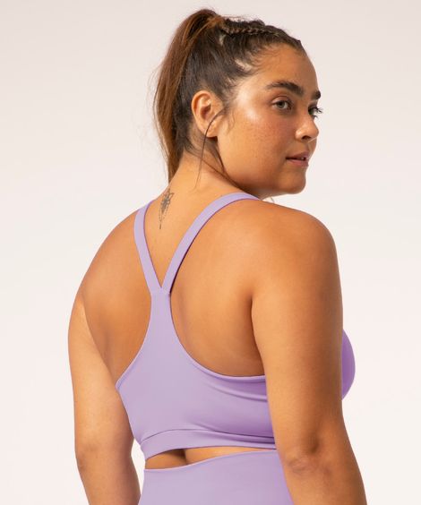 top de poliamida power bojo removível pantone + lilás