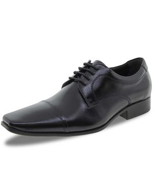 Sapato Masculino Social Democrata - 450052 PRETO 01