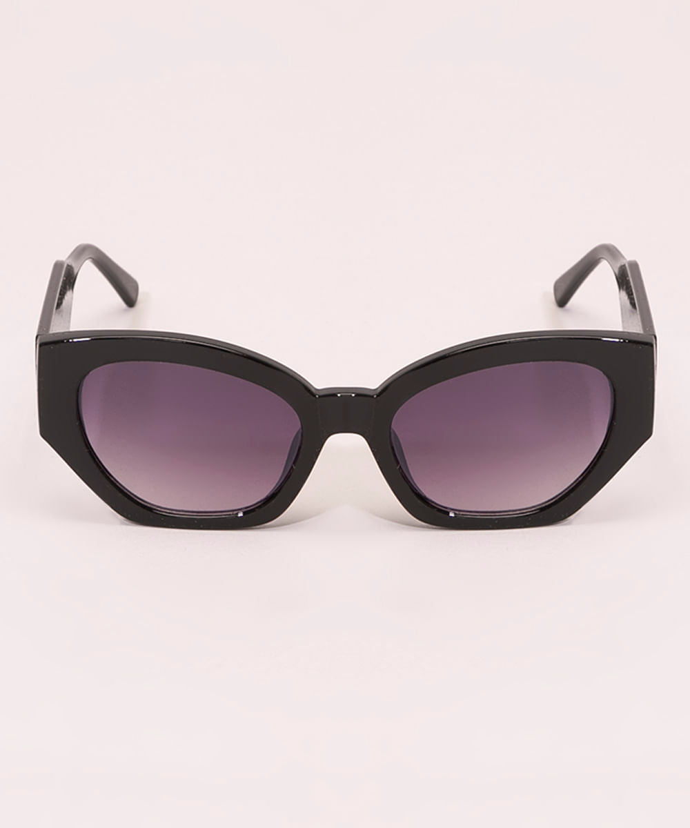 Óculos de gatinho preto, da C&A