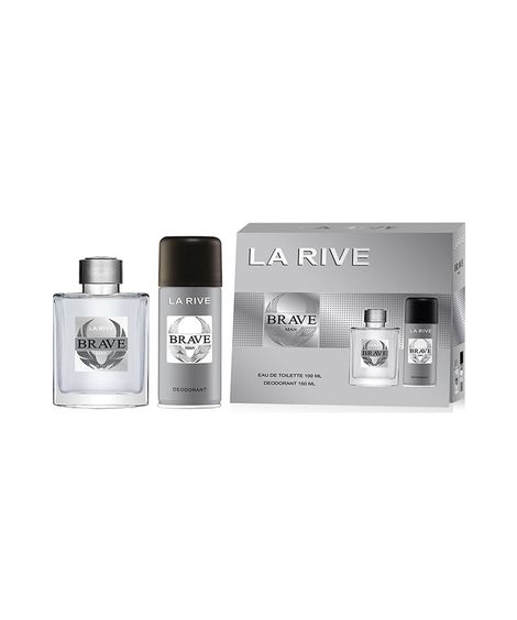 Kit La Rive Brave Masc Edt 100 Ml + Desod Masc 150 Ml Único