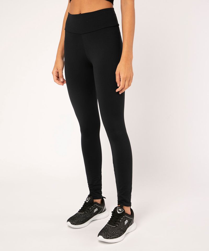 calça legging esportiva ace preta - C&A