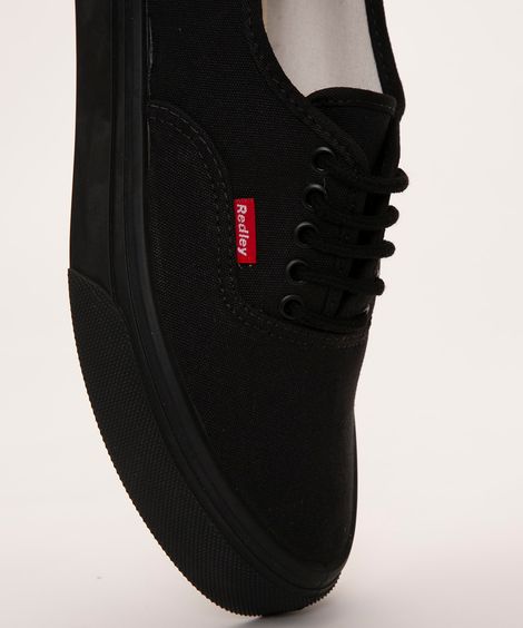 tênis redley originals monocromo preto