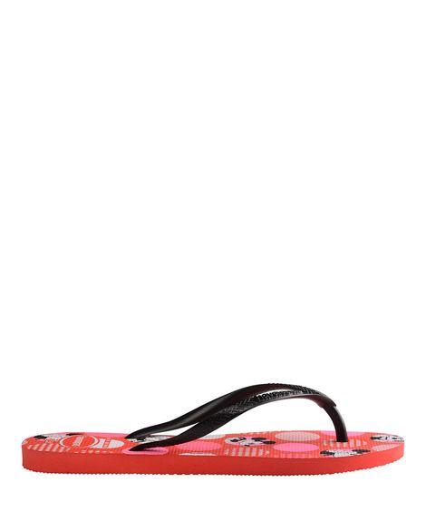 Chinelo Feminino Slim Mickey Havaianas Vermelho