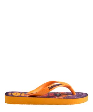 chinelo infantil havaianas top bob esponja amarelo