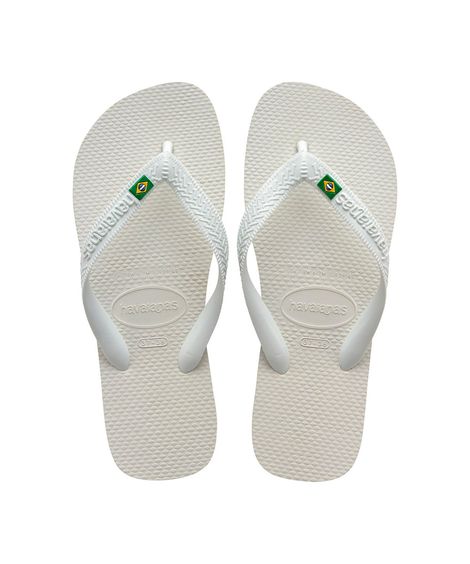 chinelo masculino havaianas brasil branca