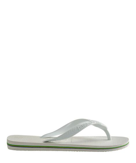 chinelo masculino havaianas brasil branca