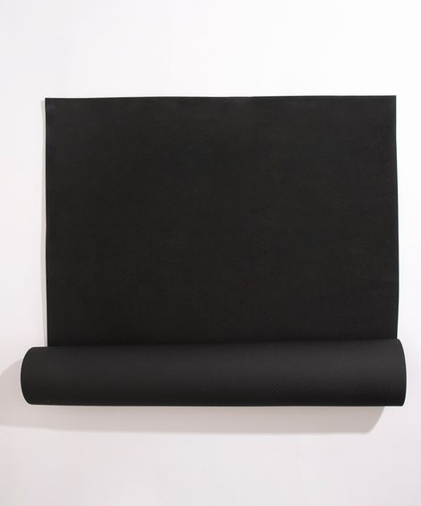 tapete esportivo para yoga preto