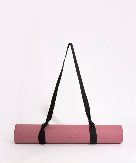tapete esportivo para yoga rosa