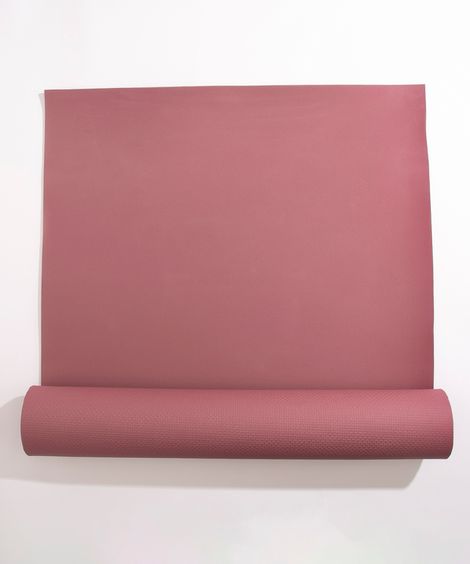 tapete esportivo para yoga rosa
