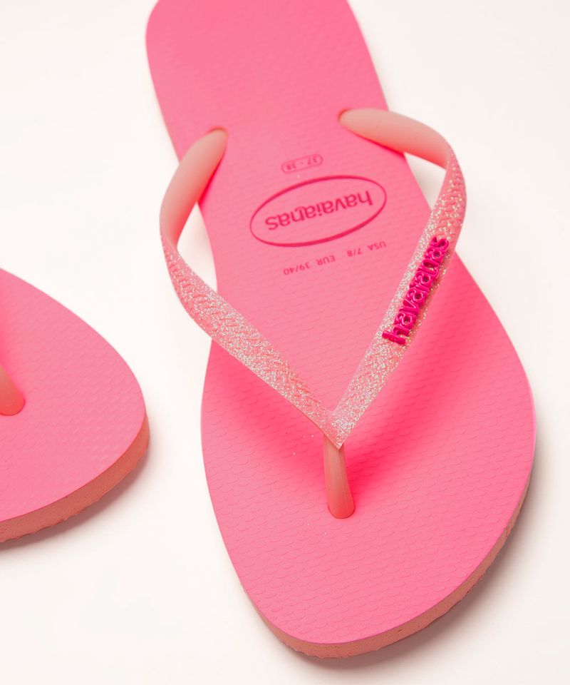 Havaianas hot sale rosa glitter