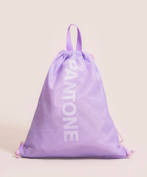 mochila saco pantone + lilás
