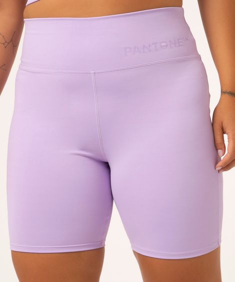 bermuda de poliamida power bolso costas pantone + lilás