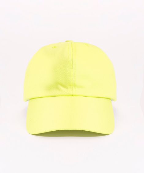 boné de sarja aba curva verde neon