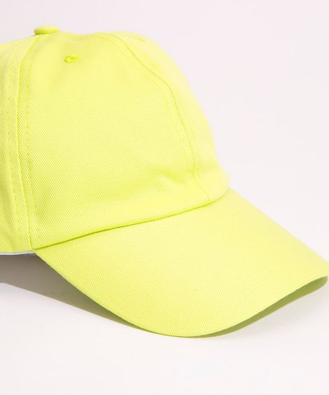 boné de sarja aba curva verde neon