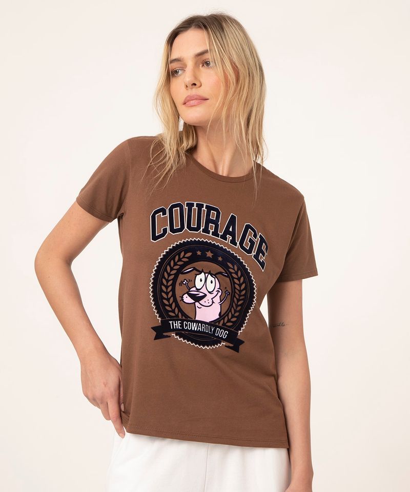 Camiseta Cão Coragem – Loja Daffe