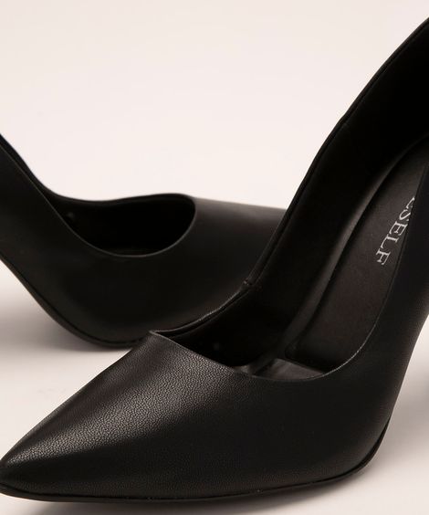 scarpin salto alto fino oneself preto