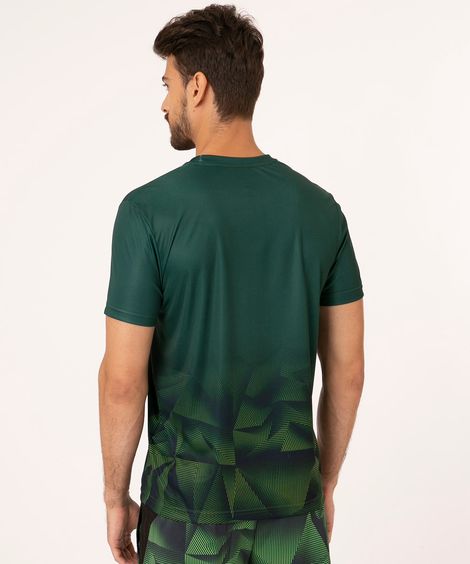 camiseta degradê esportivo verde