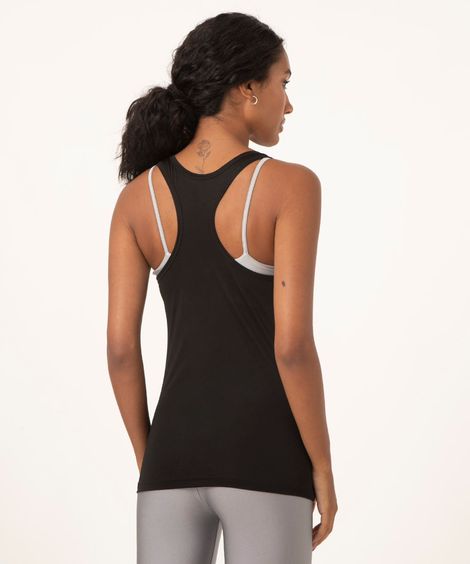 regata esportiva ace básica decote nadador - preto