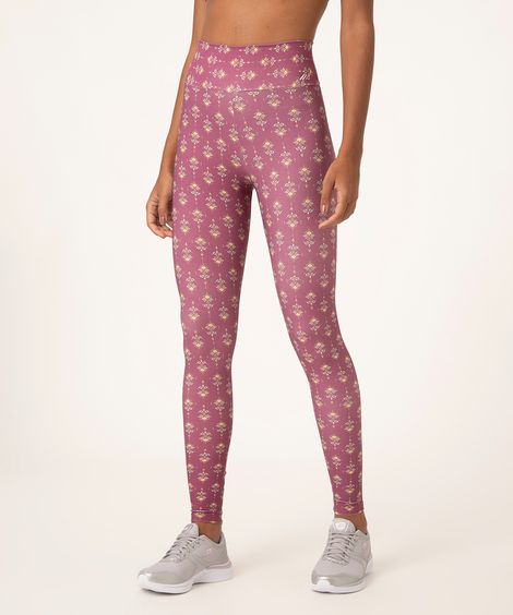 calça legging arabesco vinho