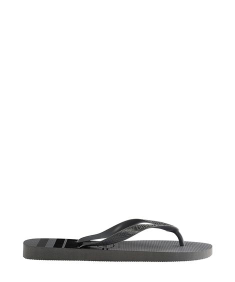 Chinelo Masculino Havaianas Top Basic Listrado Cinza