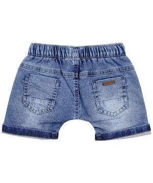 Short Infantil Look Jeans Saruel Jeans Azul