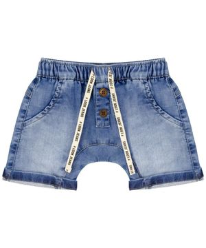 Short Infantil Look Jeans Saruel Jeans Azul