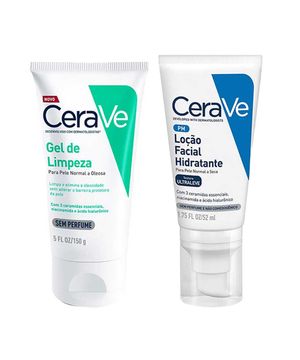 Cerave Kit – Loção Facial Hidratante + Gel de Limpeza