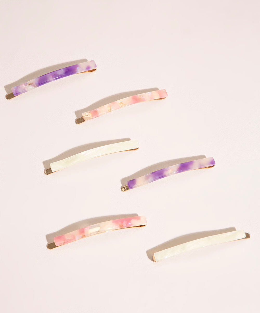 kit de 6 presilhas multicor