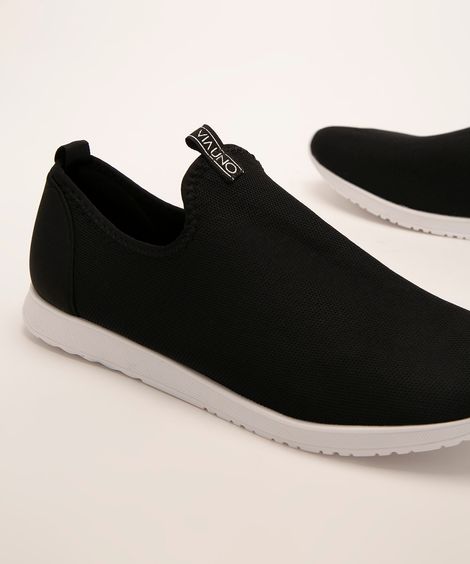 Tênis Feminino Casual Via Uno Preto