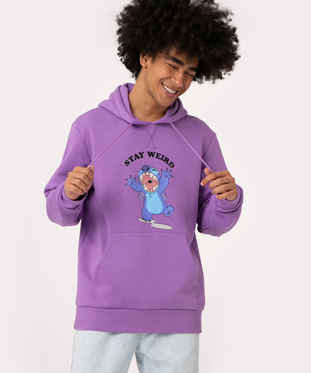 cute stitch moletom com capuzs