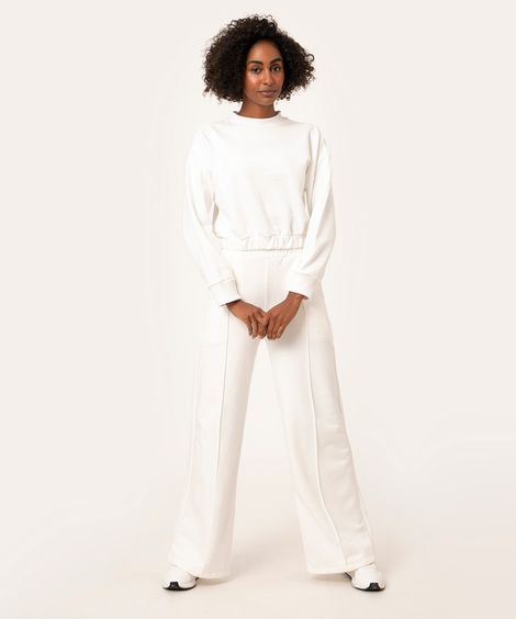 calça de moletom pantalona off white
