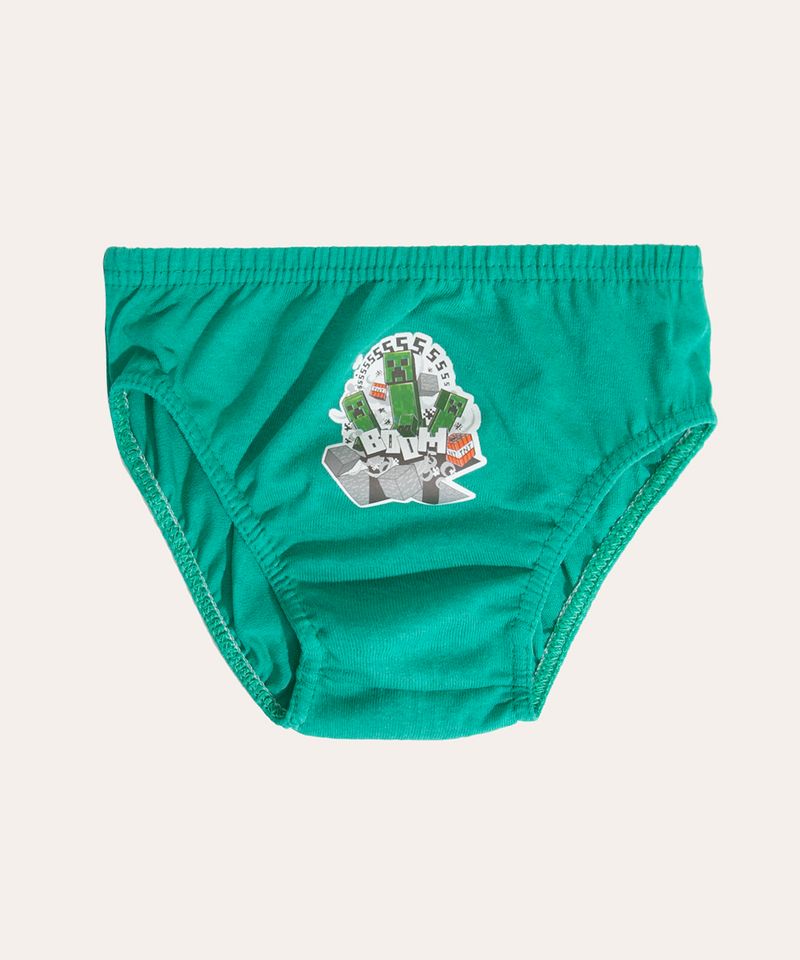 C&A kit de 2 cuecas boxer infantil estampada minecraft multicor 