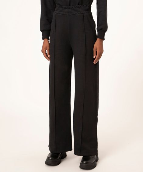 calça de moletom pantalona preta