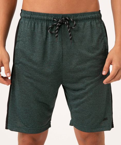 bermuda masculina esportiva listra lateral verde