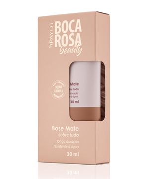 Base Líquida Matte HD 30ml 8 Fernanda - Boca Rosa Beauty by Payot   Único