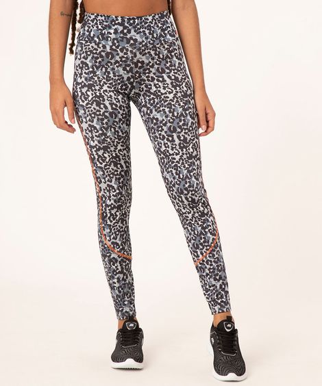 calça legging animal print esportiva multicor
