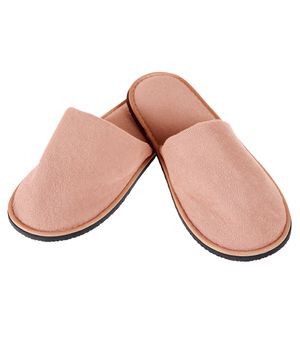 Pantufa Feminina Em Plush Bene Casa Rosa