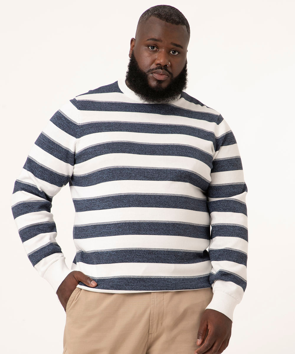 Sueter masculino plus store size