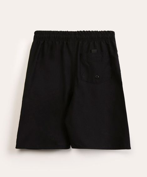Bermuda Surf Infantil Básica Preta