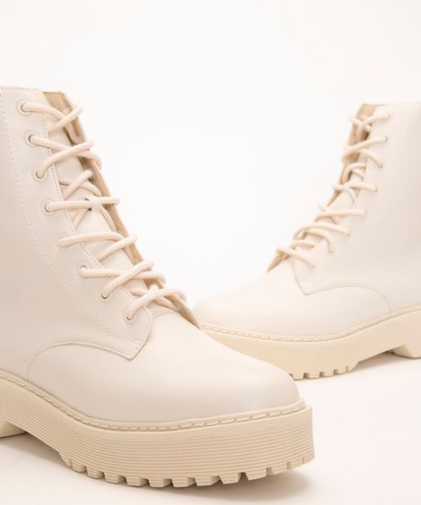 coturno cano médio tratorado oneself off white